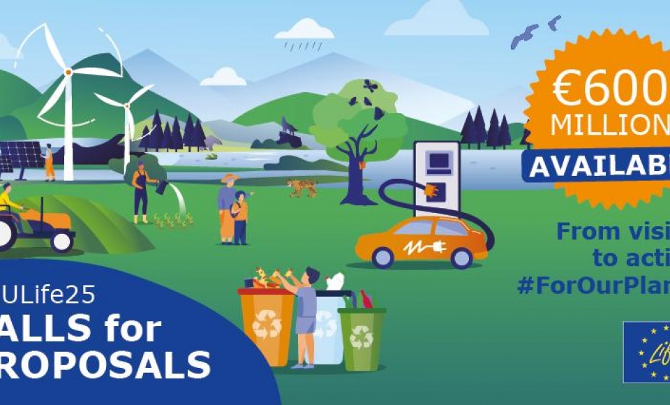 Megjelentek a 2025-ös LIFE pályázatok
